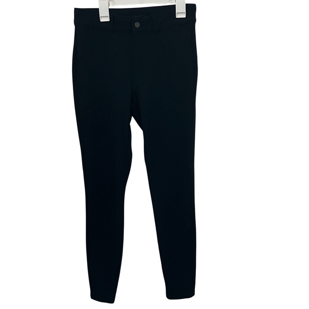Eddie Bauer Womens Black Ponte Skinny Leg Stretch Pants Small S/CH